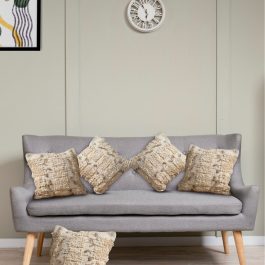 Boho Textured Cotton Cushion Covers – Set of 5